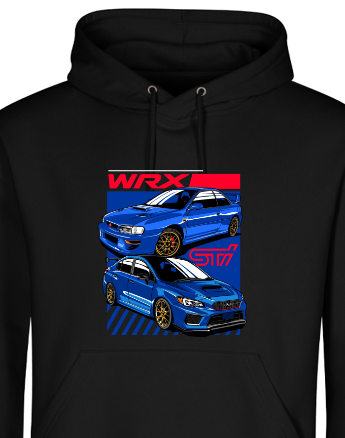 Pánská mikina s kapucí Subaru WRX STI 2