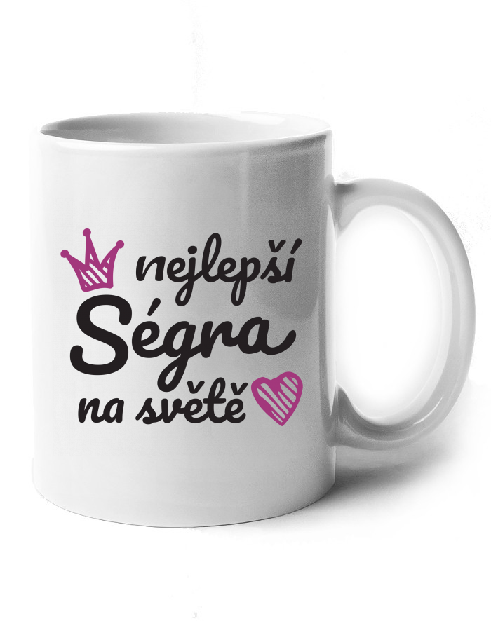 Keramický hrnek Nejlepší ségra na světě