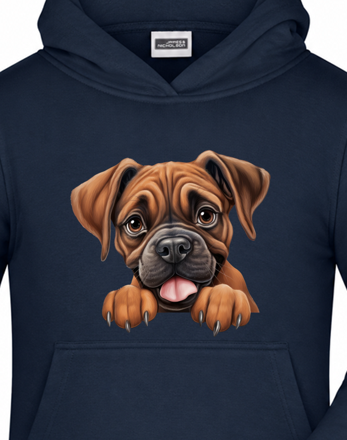 Dětská mikina s kapucí Boxer