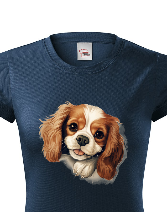 Dámské funkční tričko Kavalír King Charles