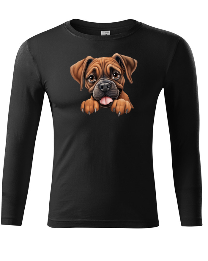 Tričko s dlouhým rukávem Boxer
