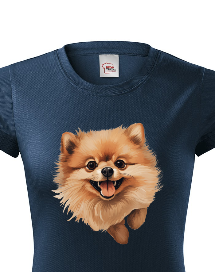 Dámské funkční tričko Pomeranian Špic