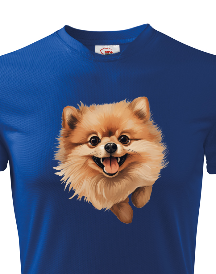 Dětské funkční tričko Pomeranian špic