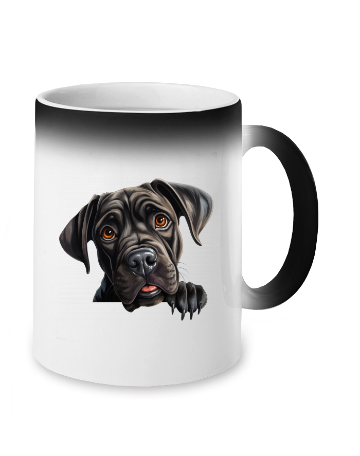 Magický měnící se hrnek Cane Corso