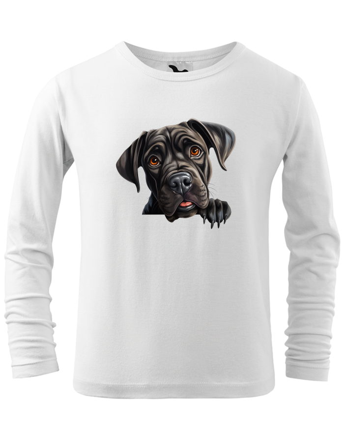 Dětské triko s dlouhým rukávem Cane Corso