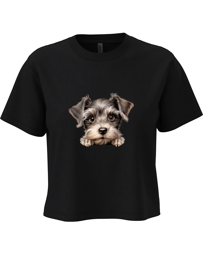 Dámský crop top Knírač