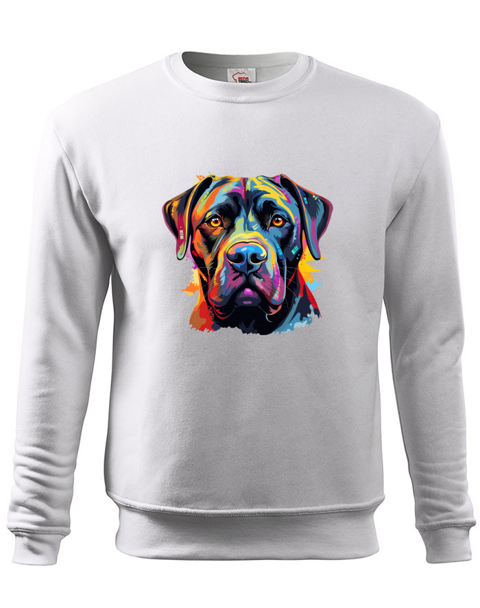 Dětská mikina bez kapuce s potiskem Cane Corso