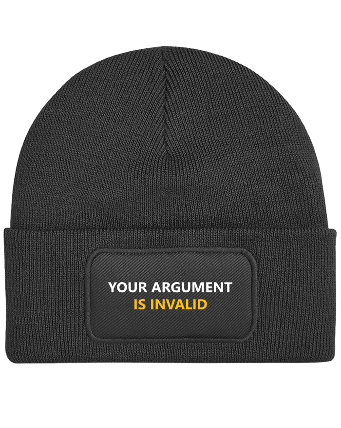 Unisex čepice Patch – Your Argument is Invalid