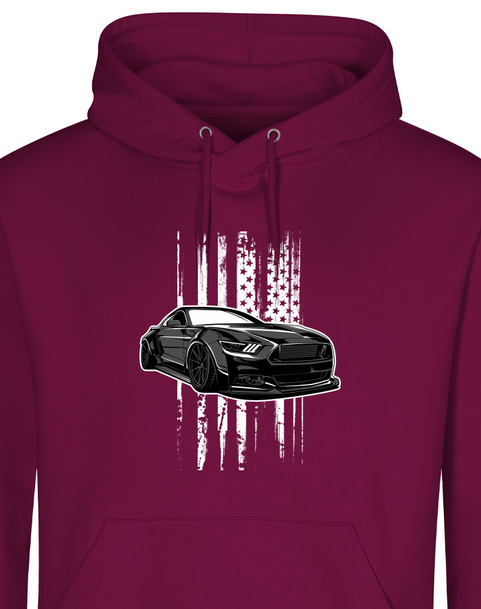 Pánská mikina s kapucí Ford Mustang