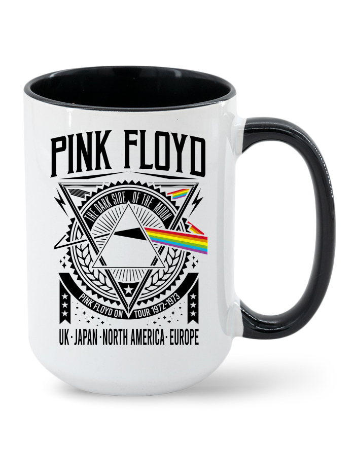 Pink Floyd hrnek – The Dark Side of the Moon (barevný vnitřek)