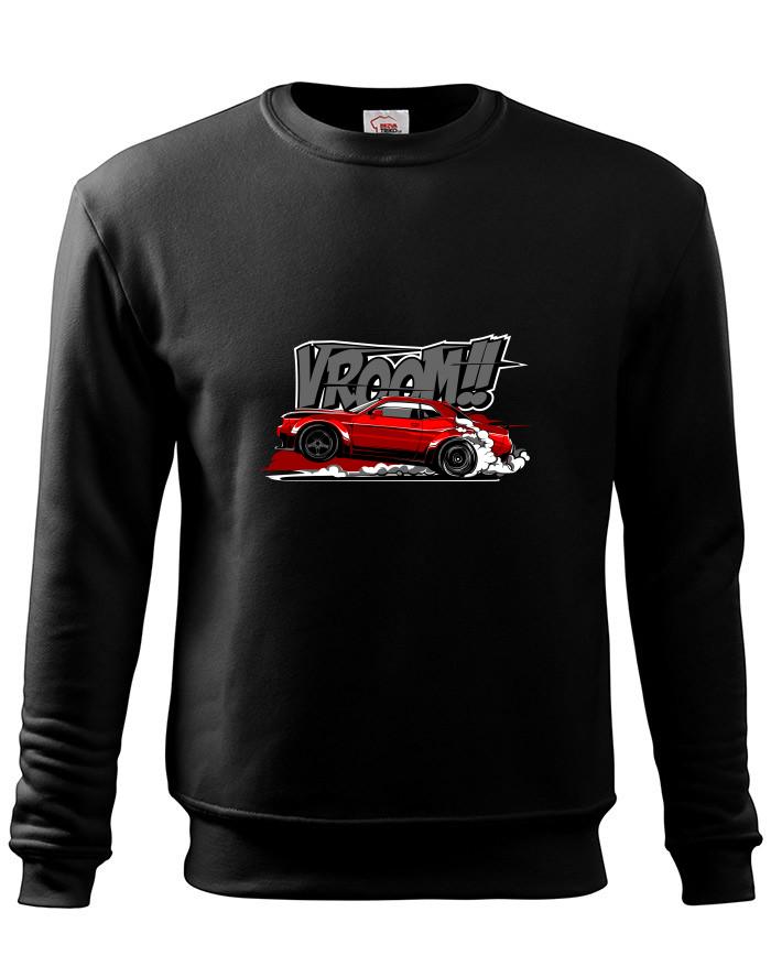 Dětská mikina bez kapuce Dodge Challenger Vroom