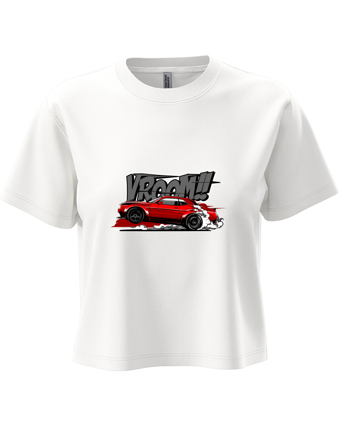 Dámský crop top Dodge Challenger