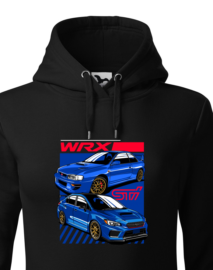 Dámská mikina s kapucí Subaru WRX STI