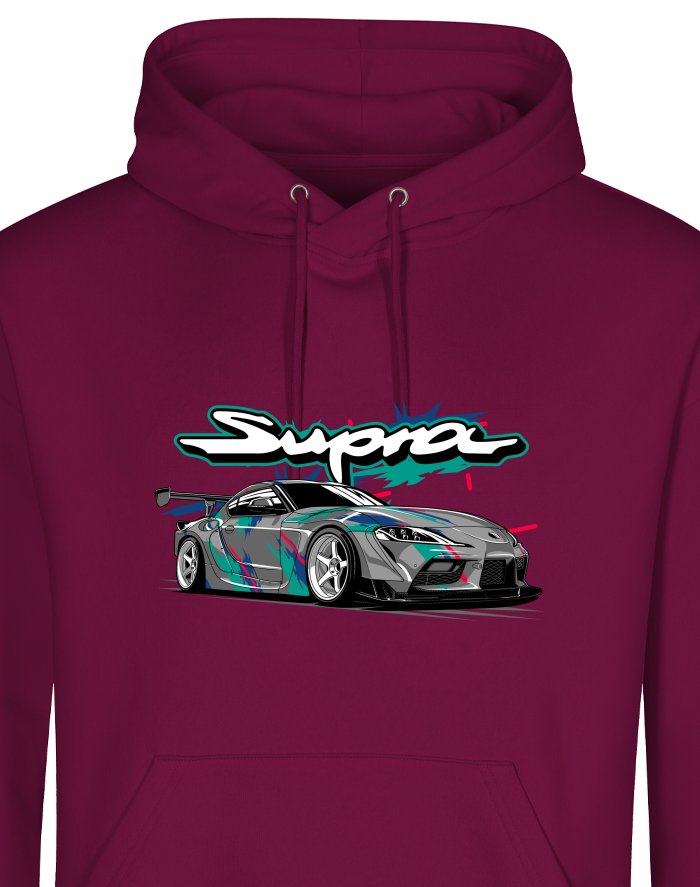 Pánská mikina s kapucí Toyota Supra MK5 HKS