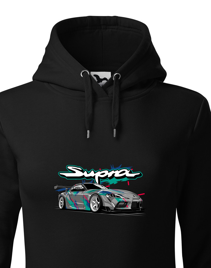 Dámská mikina s kapucí Toyota Supra MK5 HKS