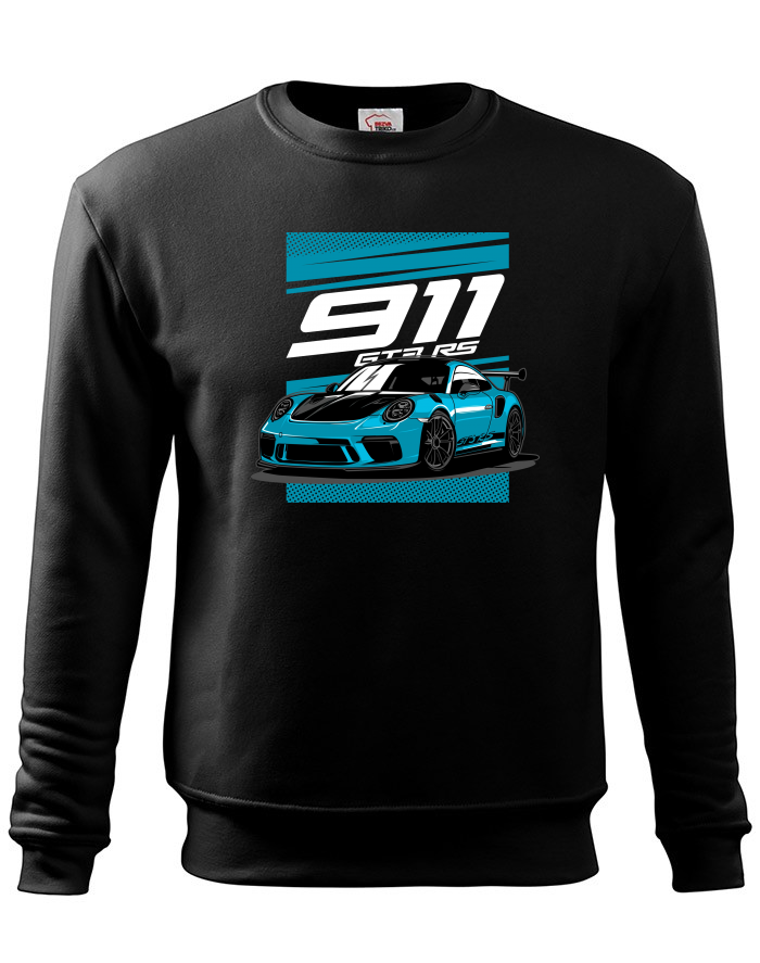 Pánská mikina bez kapuce Porsche 911 GT3 RS blue