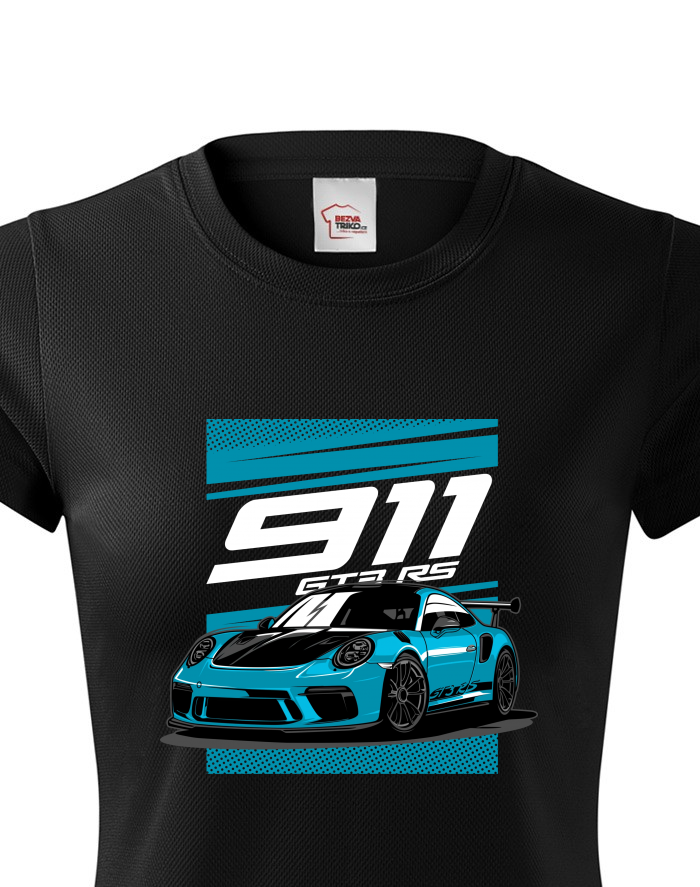 Dámské funkční tričko Porsche 911 GT3 RS blue