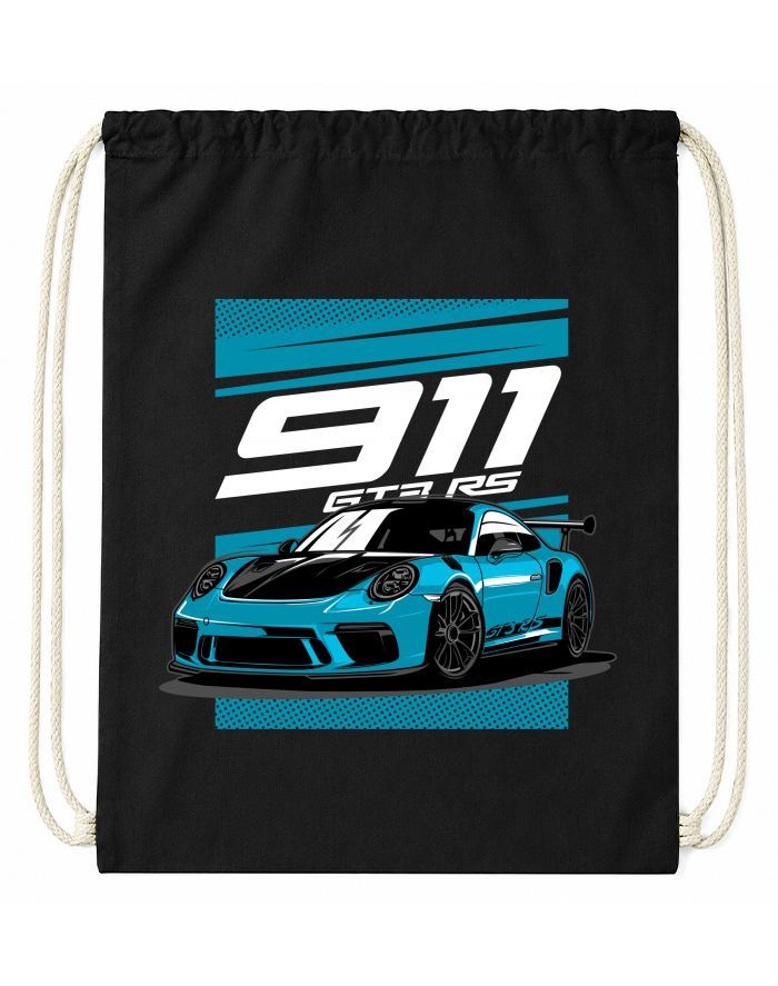 Bavlněný vak na záda Porsche 911 GT3 RS blue