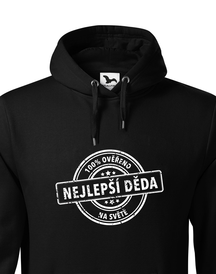 Pánská mikina s kapucí Nejlepší děda na světě 2