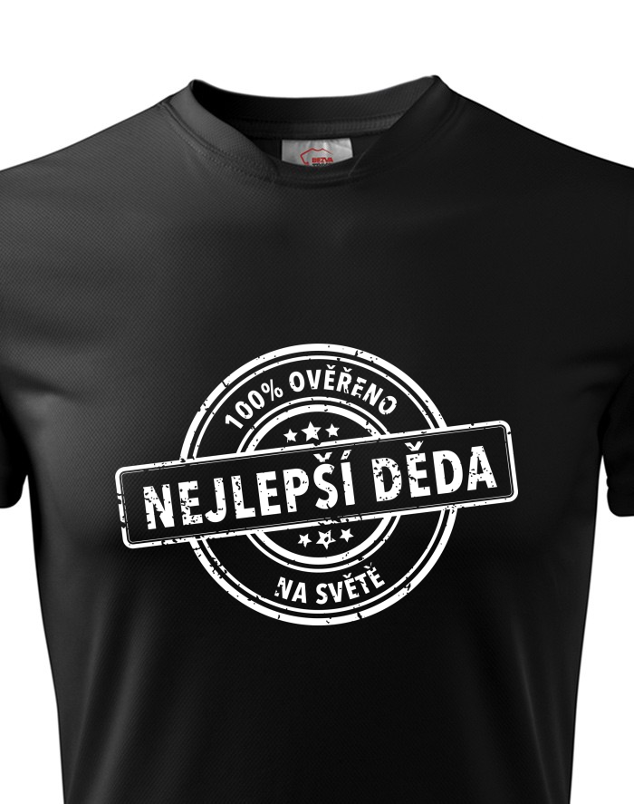Pánské funkční tričko Nejlepší děda na světě 2