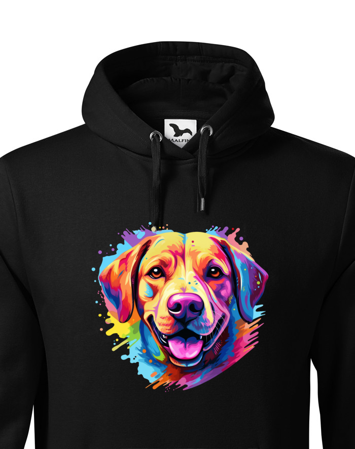 Pánská mikina s kapucí Labradorský retrívr
