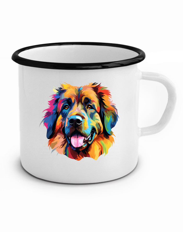 Plechový hrneček Leonberger