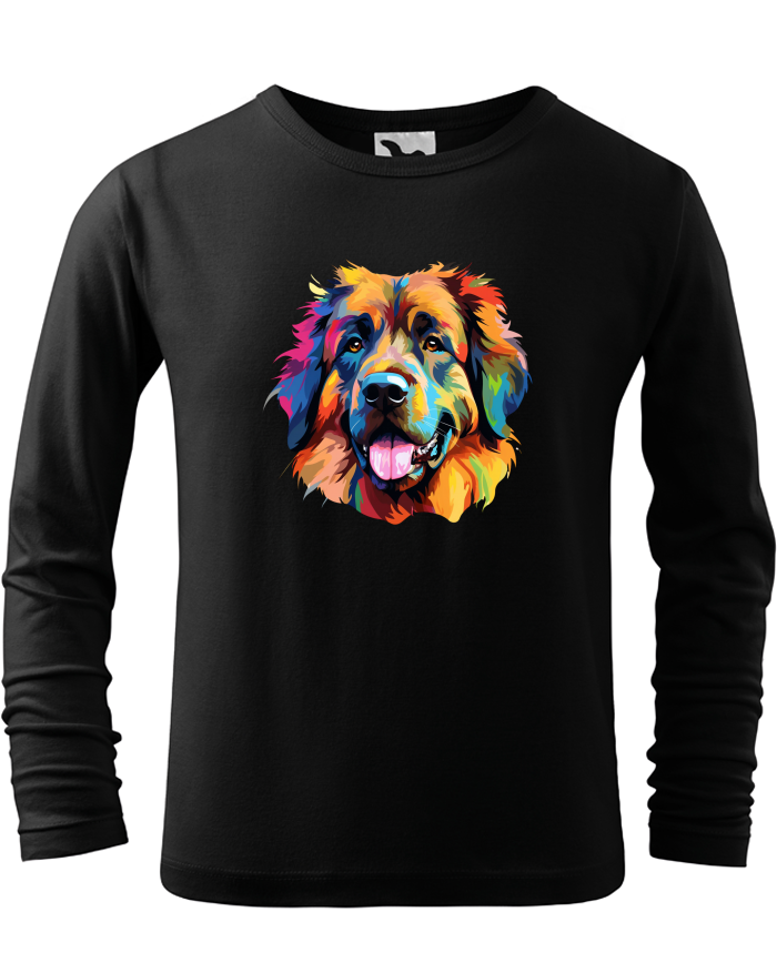 Dětské triko s dlouhým rukávem Leonberger