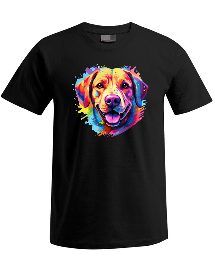 Pánské tričko Plus Size s labradorským retrívrem
