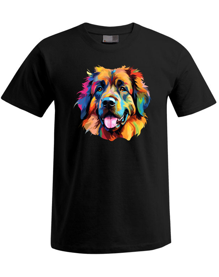 Pánské tričko Plus Size s potiskem Leonberger