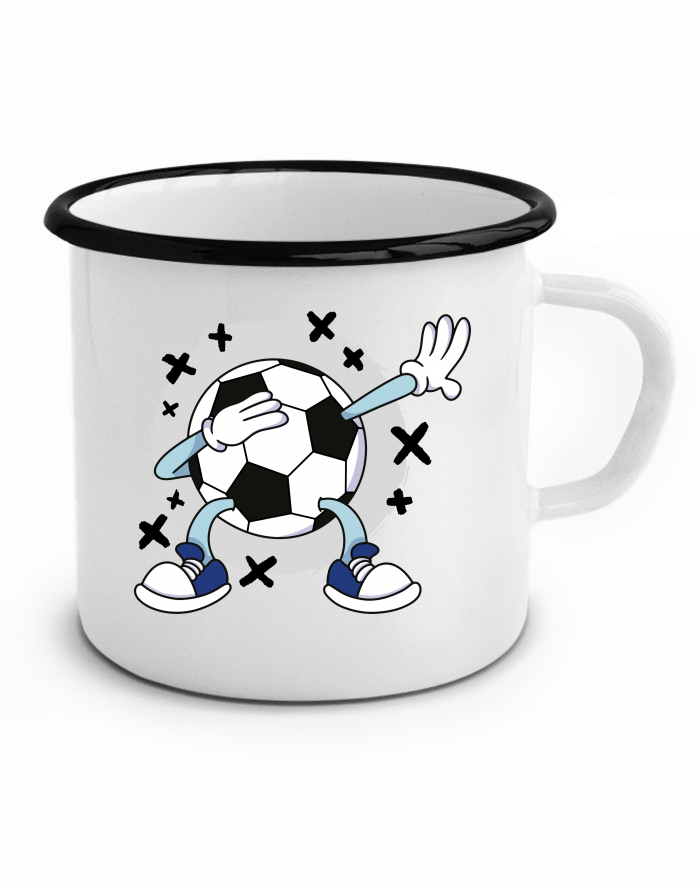 Plechový hrneček Fotbal
