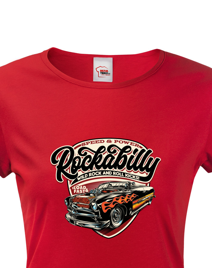 Dámské tričko Rockabilly Speed & Power