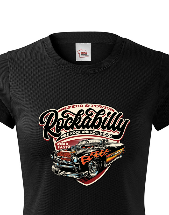 Dámské funkční tričko Rockabilly – Americká klasika