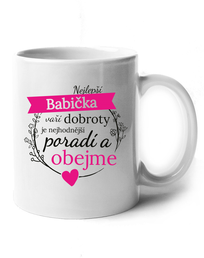 Keramický hrnek Nejlepší babička
