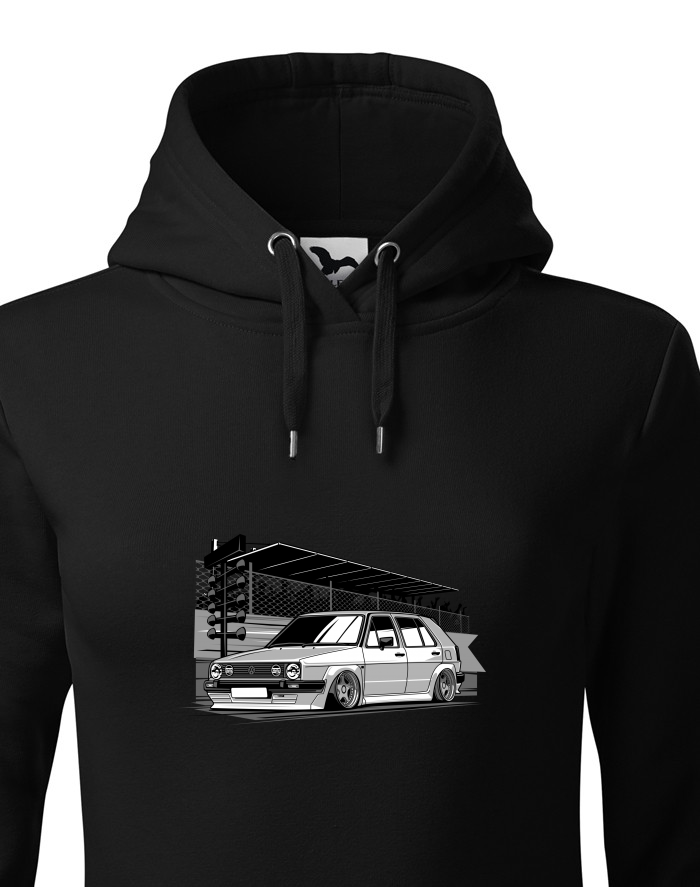 Dámská mikina s kapucí Volkswagen Golf MK2