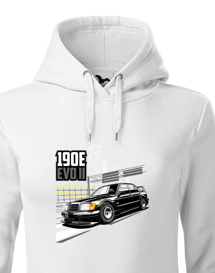 Dámská mikina s kapucí Mercedes 190E EVO II