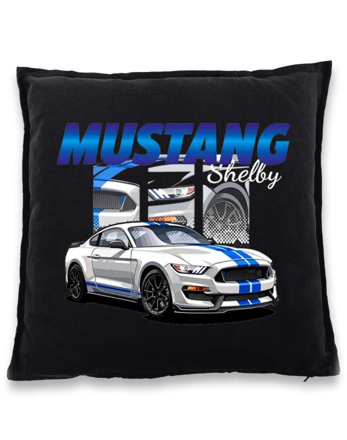 Bavlněný polštář Mustang Shelby