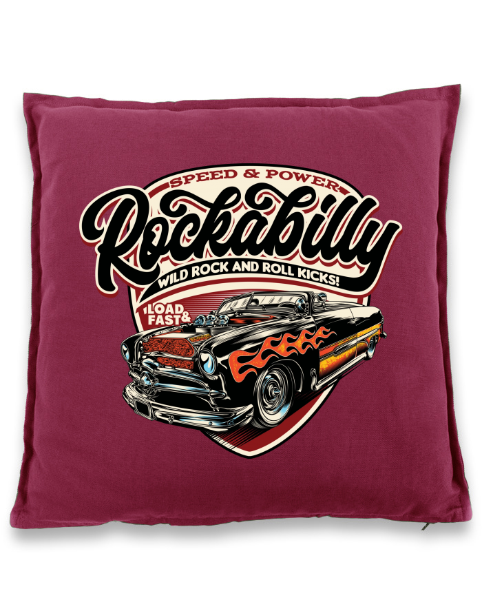 Bavlněný polštář Rockabilly