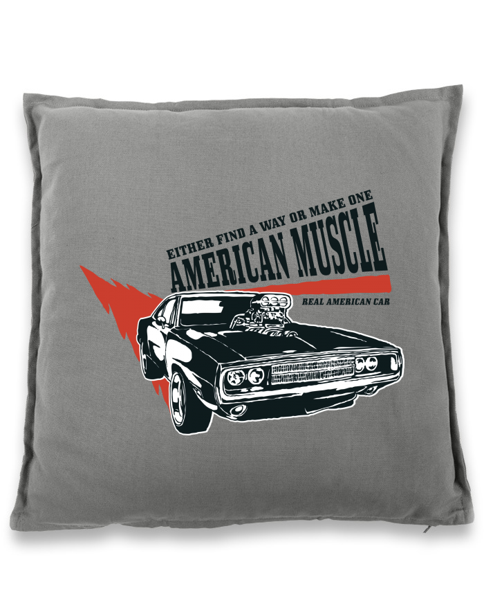 Bavlněný polštář American Muscle car