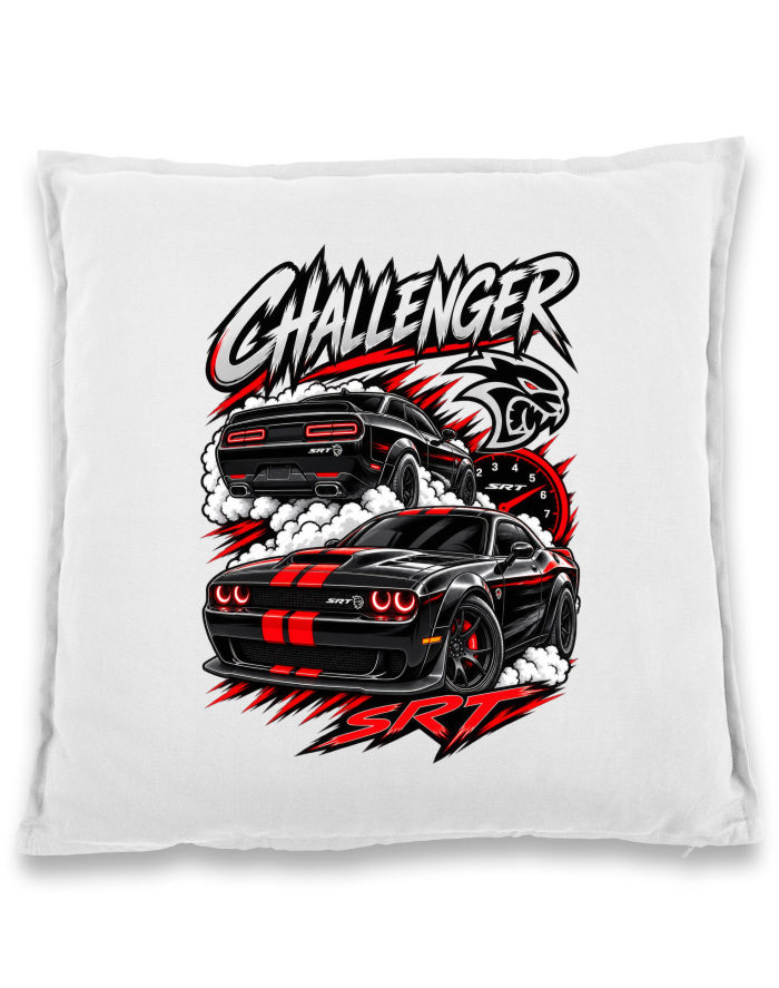 Bavlněný polštář Dodge Challenger