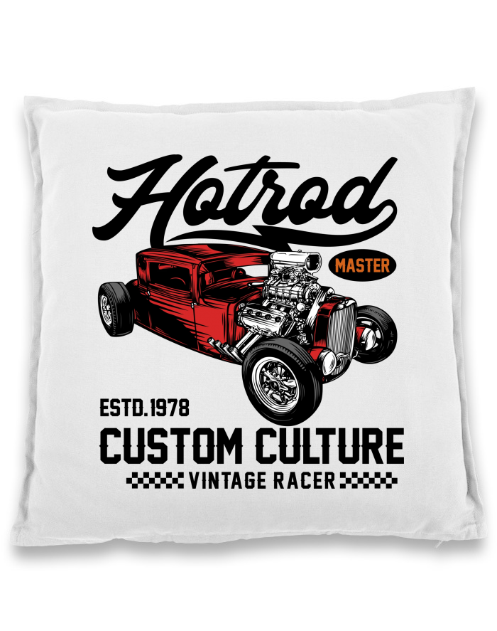 Bavlněný polštář Hot Rod 1