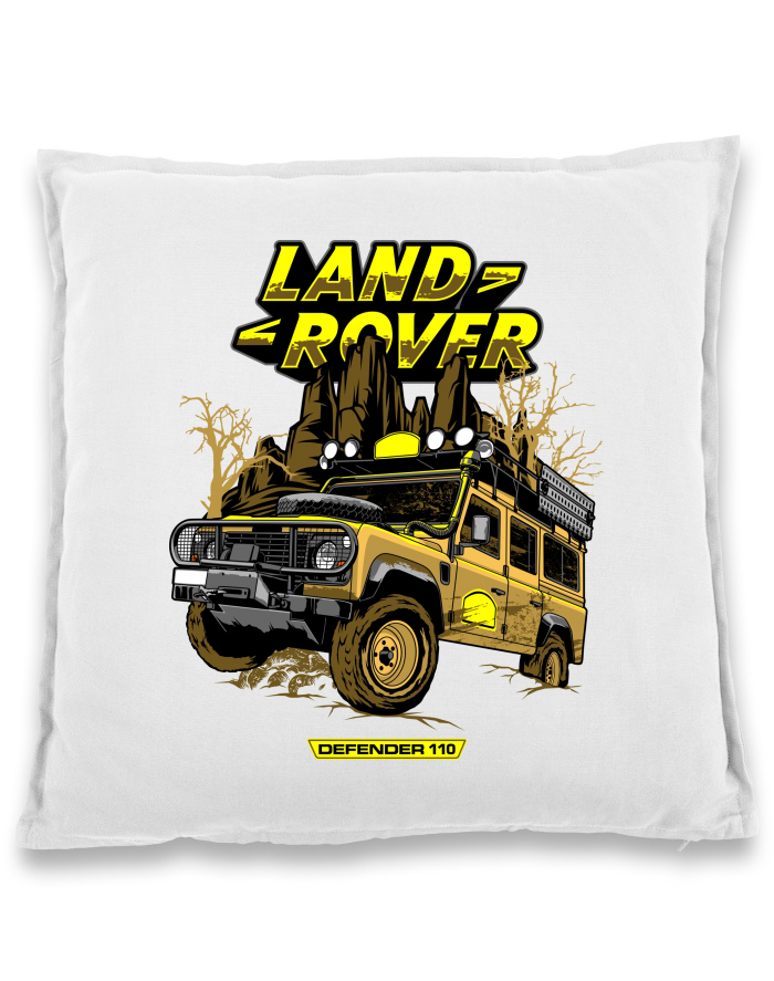 Bavlněný polštář Land Rover Camel