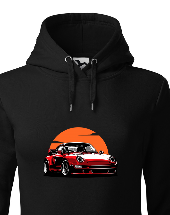Dámská mikina s kapucí Porsche 911