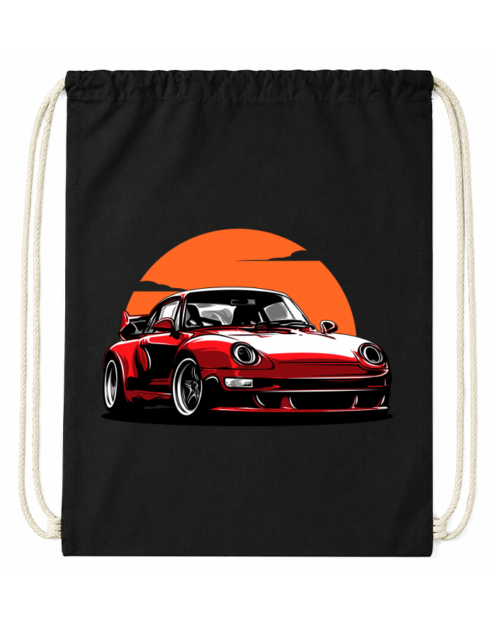 Bavlněný vak na záda s potiskem Porsche