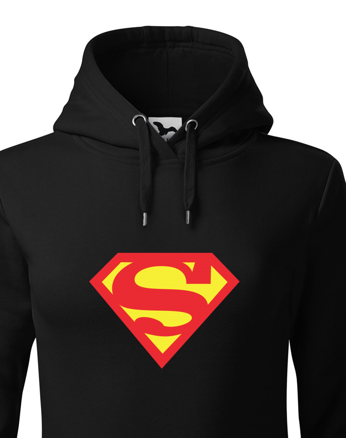 Dámská mikina s kapucí Superwoman