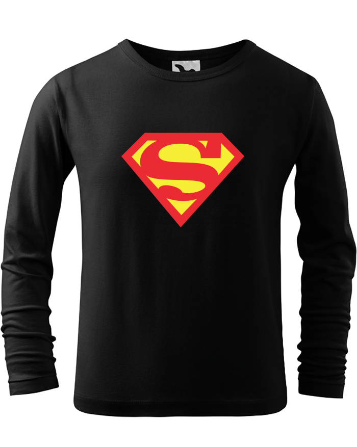 Dětské triko s dlouhým rukávem Superwoman