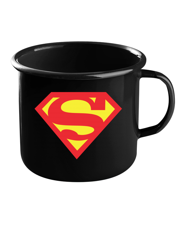 Plechový hrneček Superwoman – červený diamant