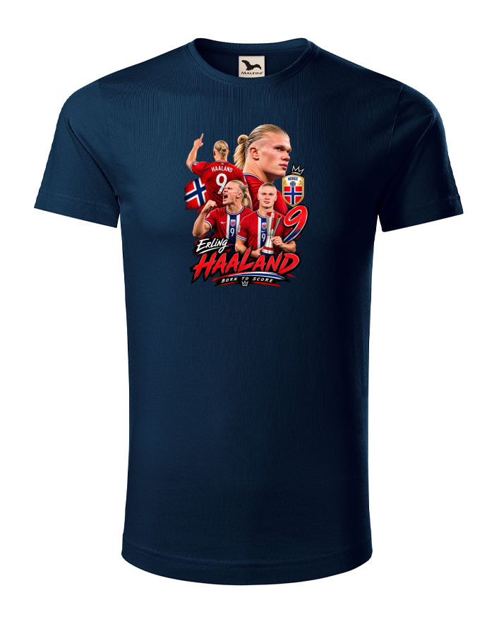 Pánské tričko Erling Braut Haaland – Born to Score