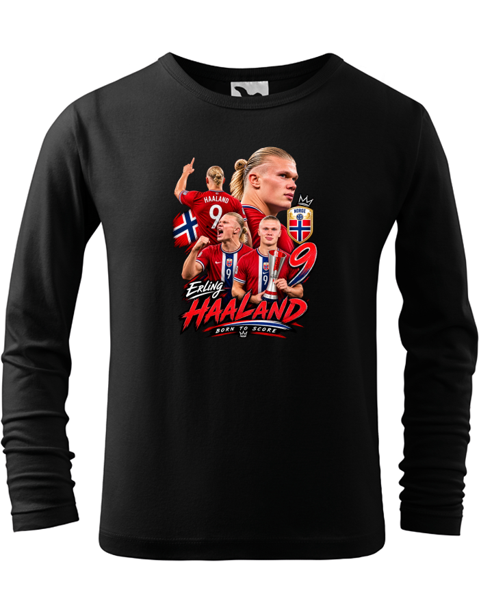 Dětské triko s dlouhým rukávem Erling Braut Haaland