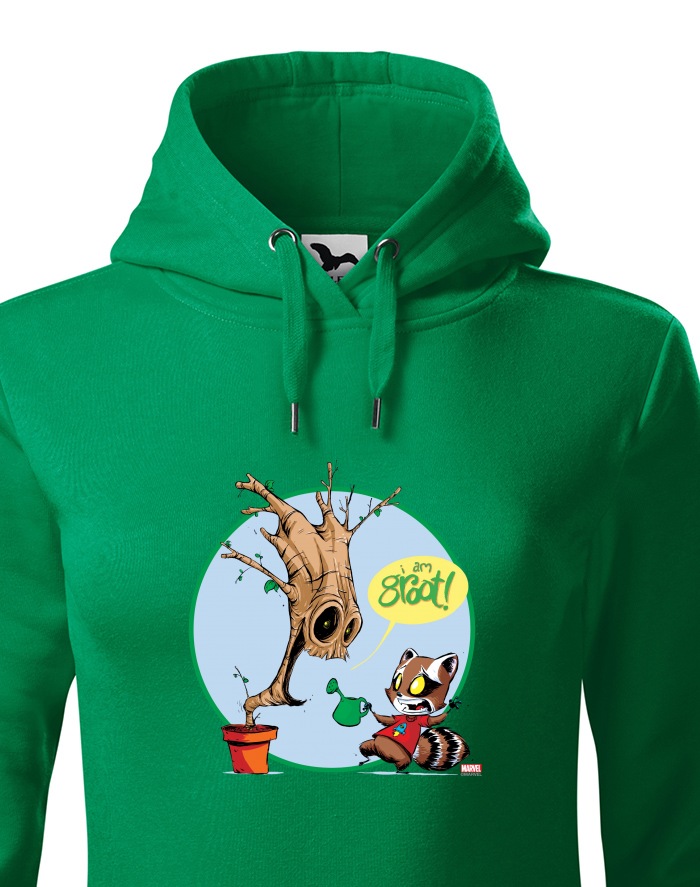 Dámská mikina s kapucí Groot