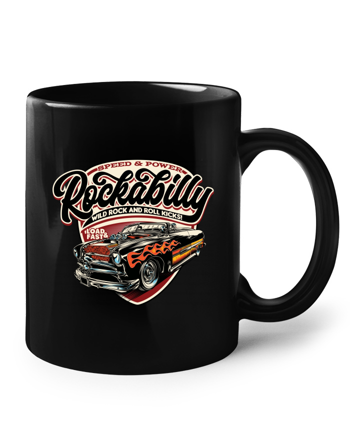 Rockabilly hrnek – Speed & Power